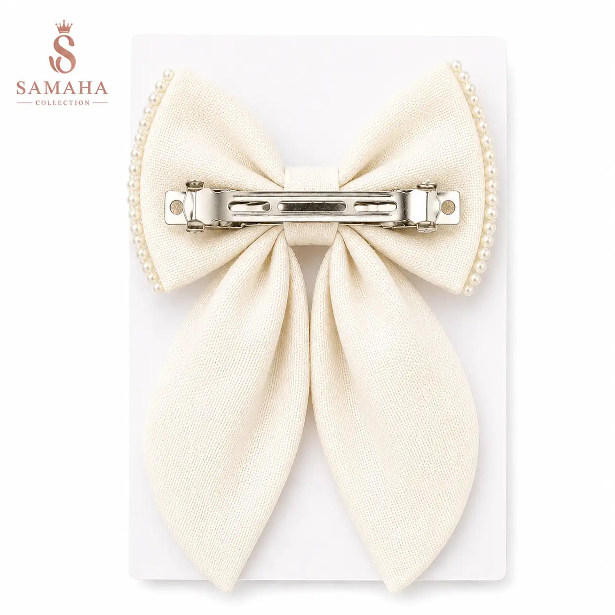 Blush Blossom Bow 🌸