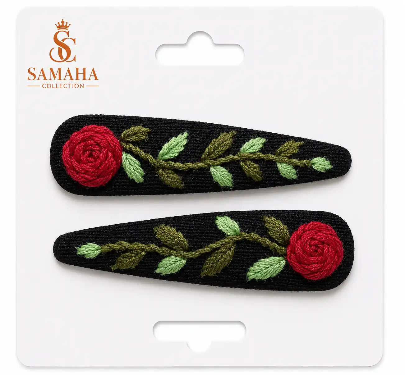 Midnight Rose Hair Pins 🌹✨