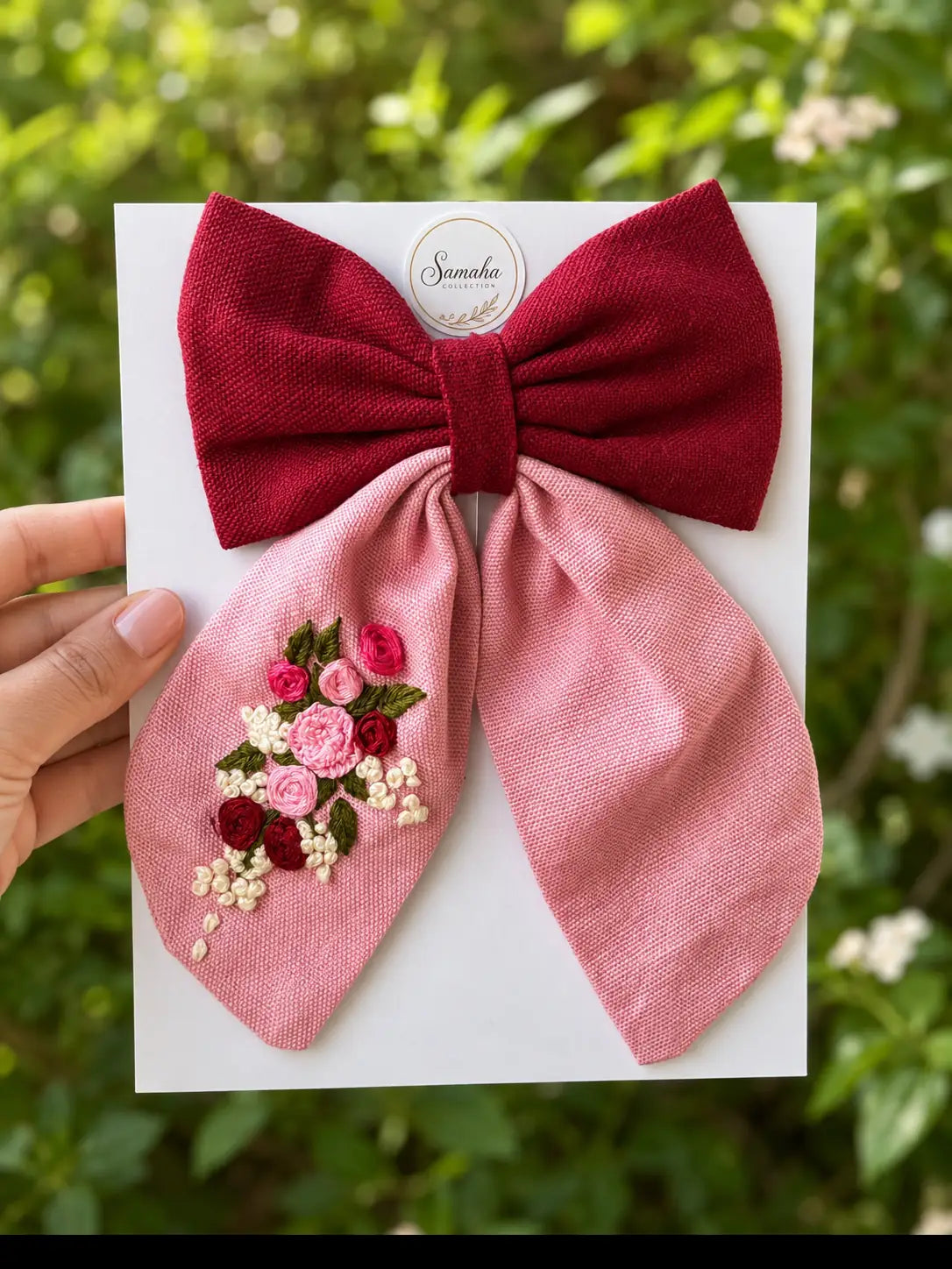 Rose Romance Hair Bow
