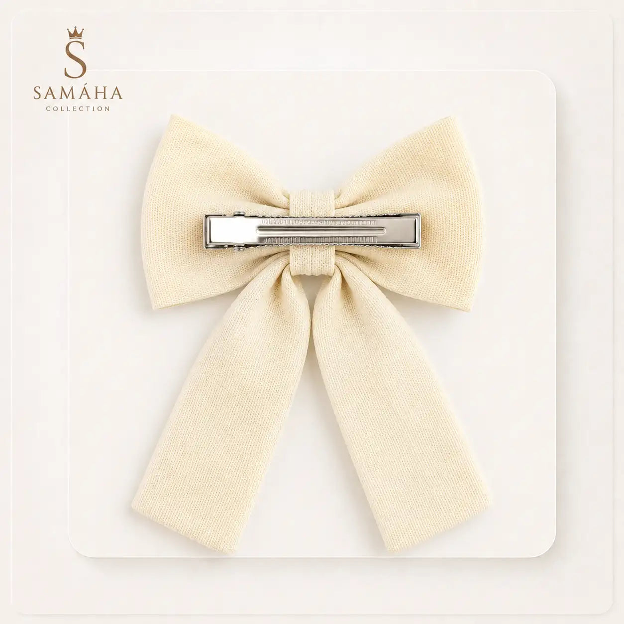 Elegant Floral & Pearl Hair Bow