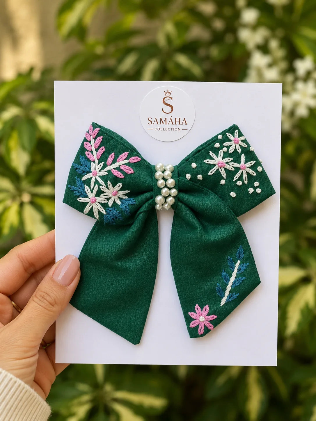 The Emerald Bloom Bow