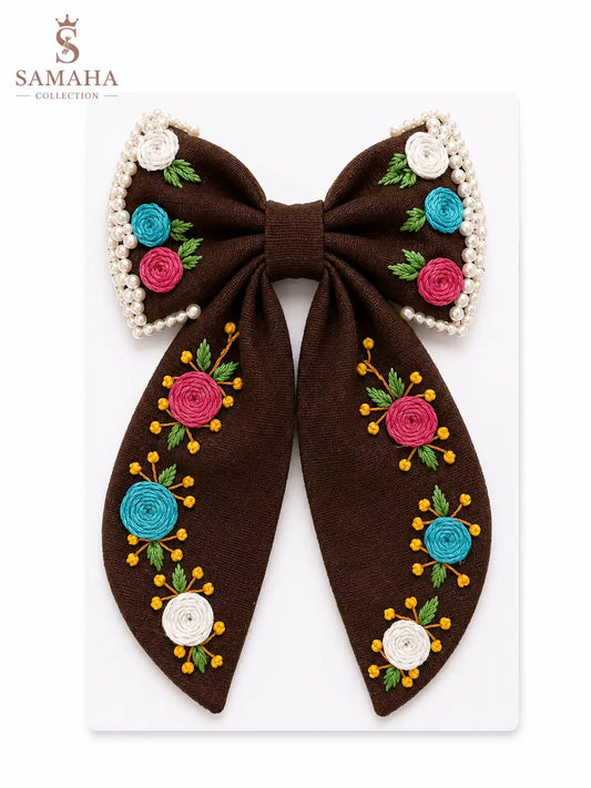 Cocoa Blossom Bow 🤎🌸