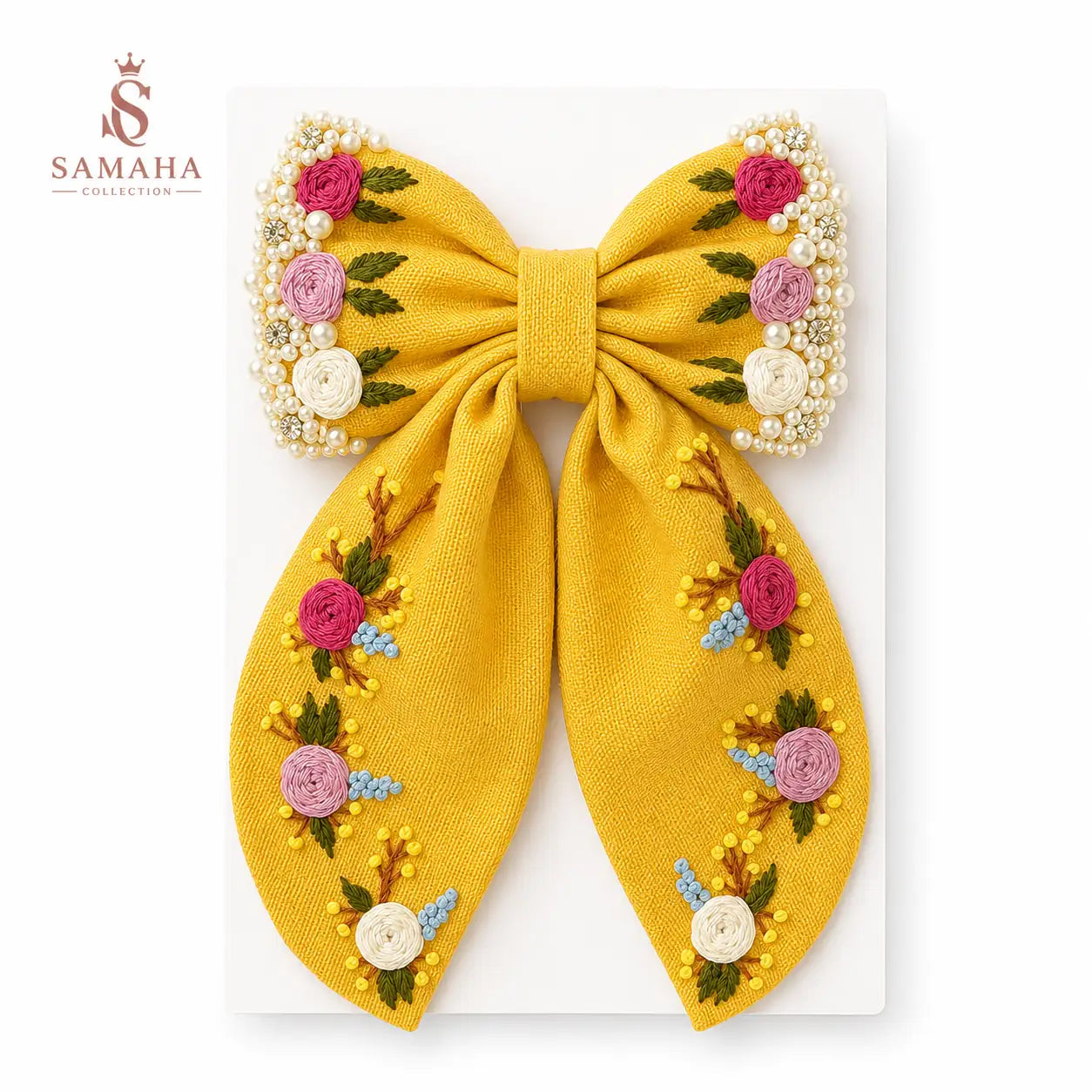 Marigold Bloom Bow