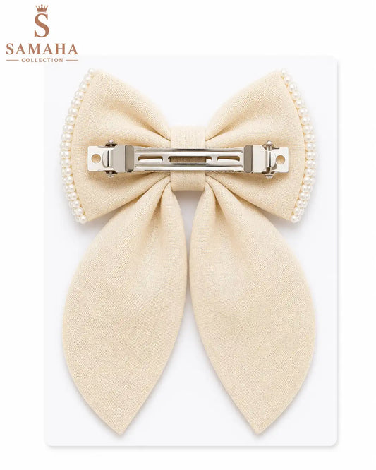 Golden Pearl Bow 🤍