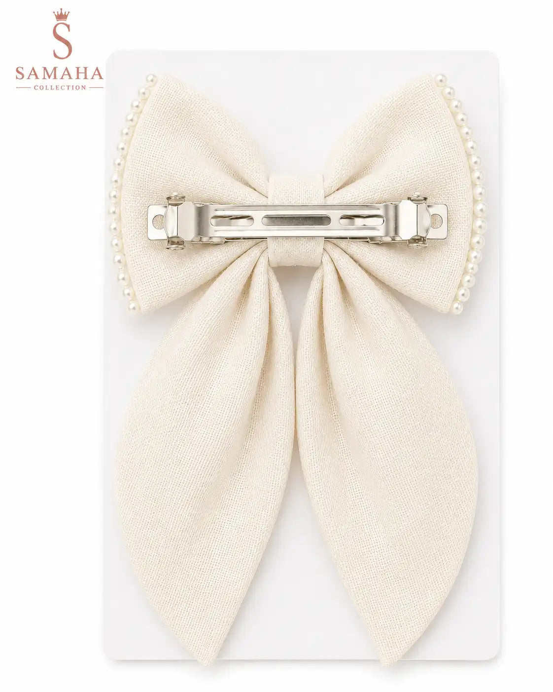 Pearl Rose Bow ✨