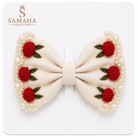 Ruby Pearl Bow ✨