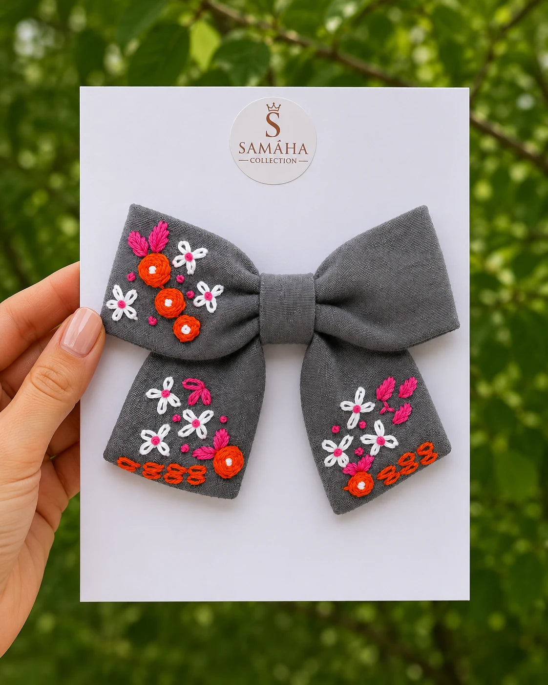 Misty Blossom Hair Bow