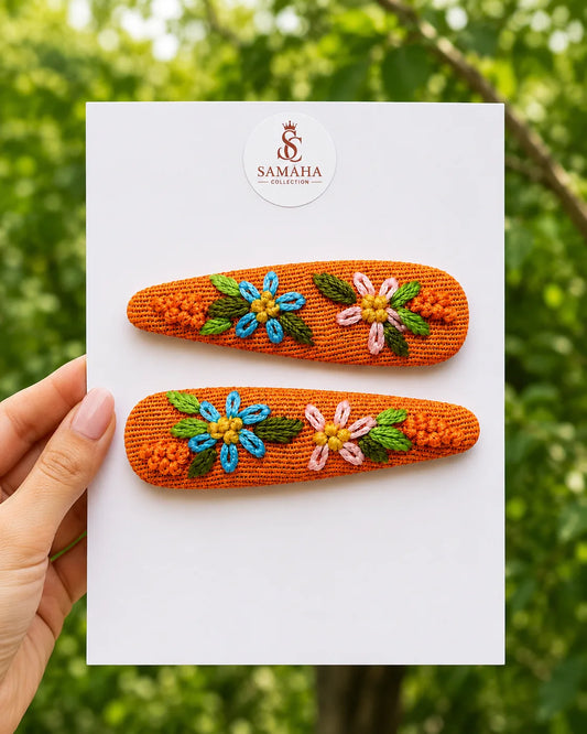 Sunset Bloom Hair Pins ✨