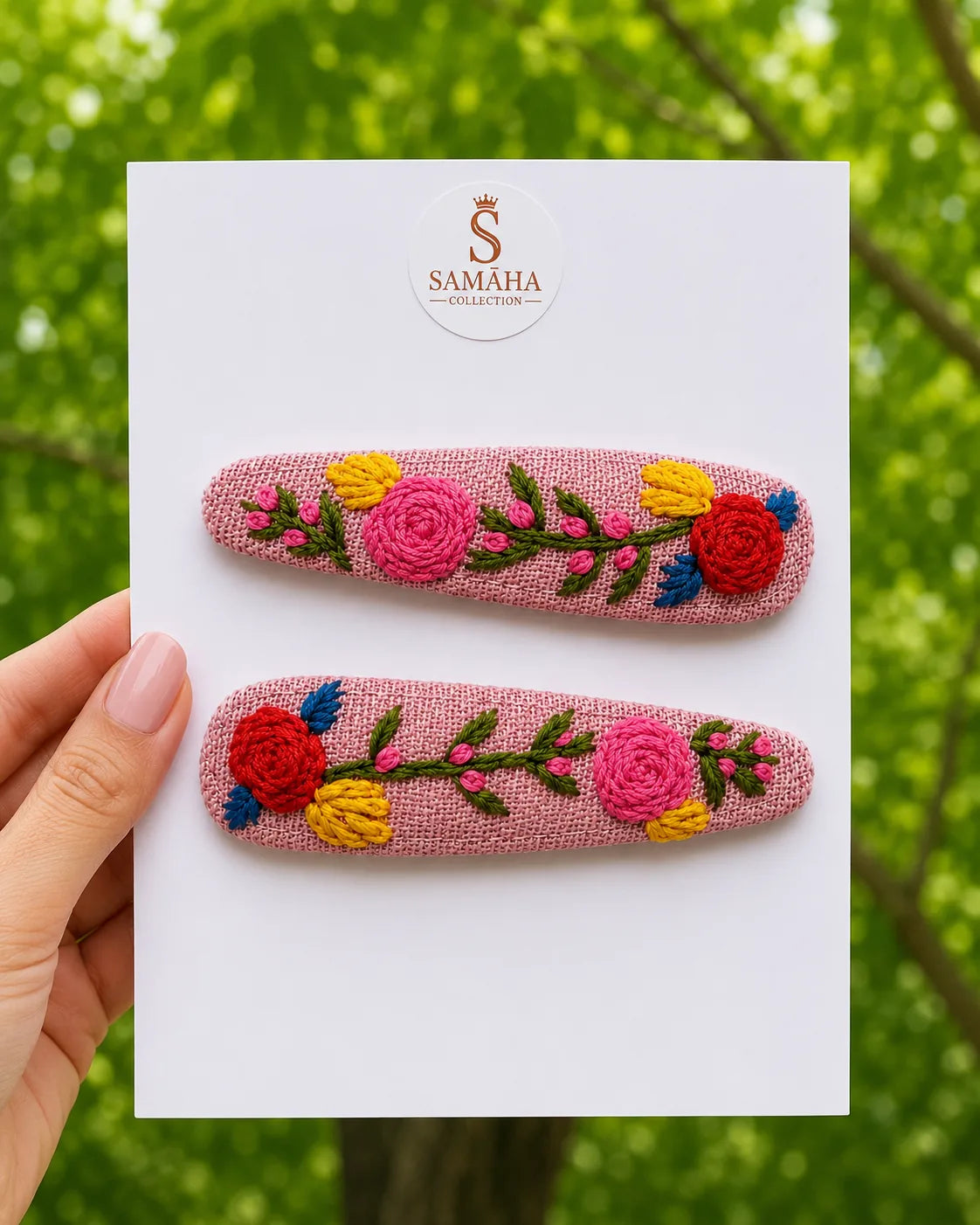 Blush Garden Bloom Hair Pins ✨