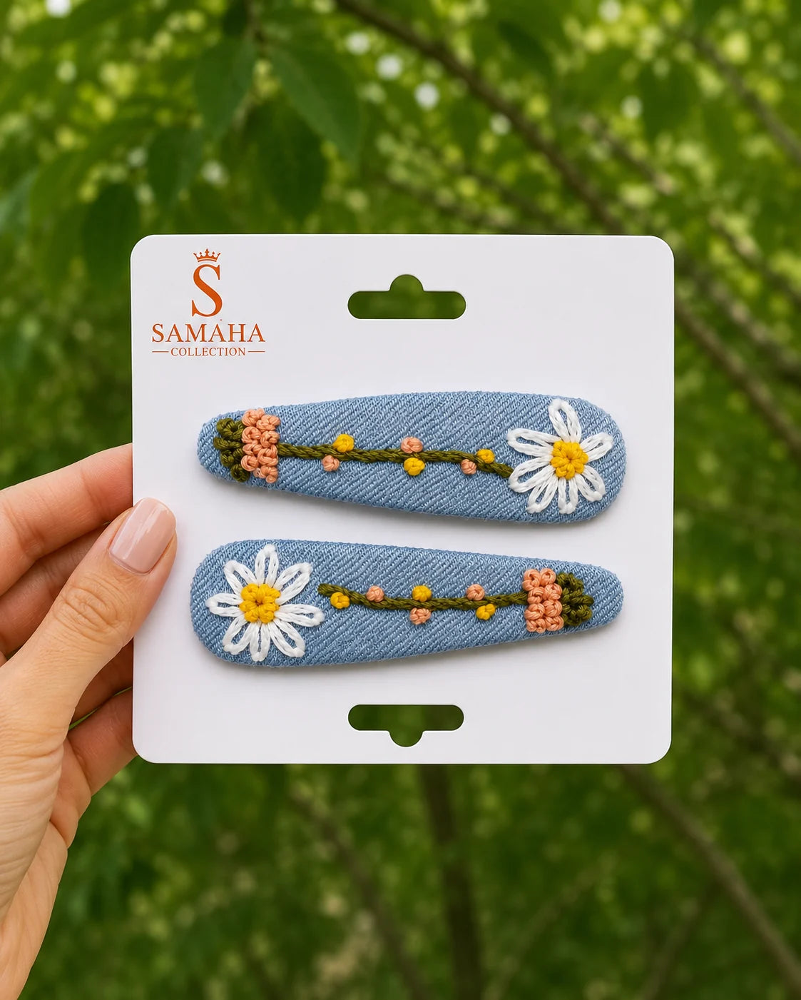Sky Daisy Hair Pins 🌼✨