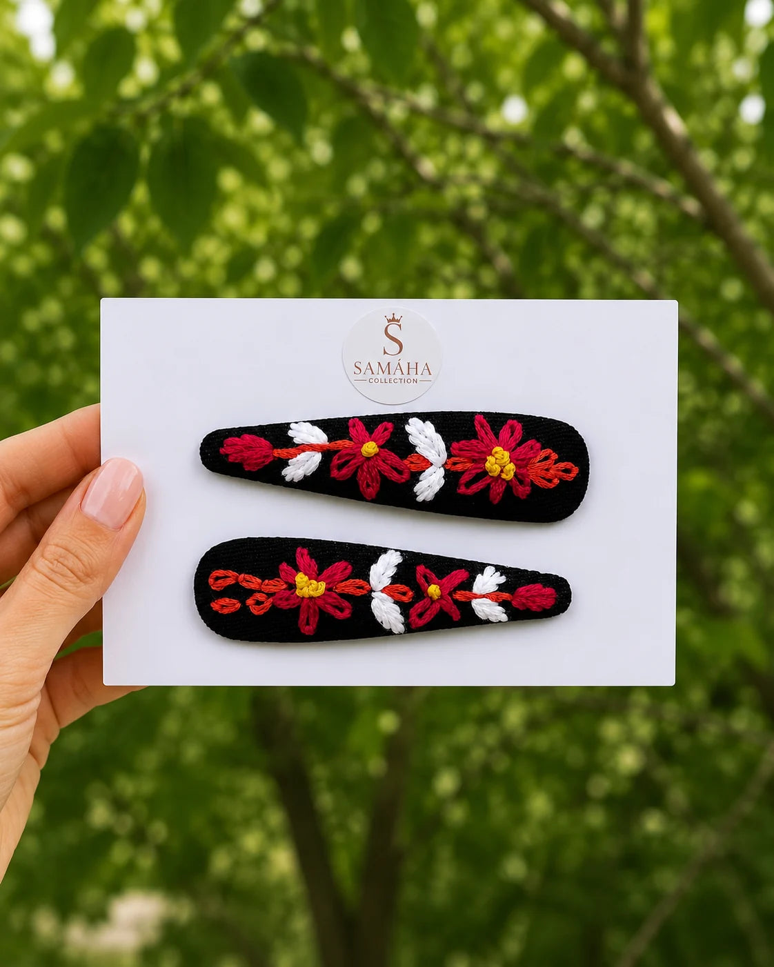 Midnight Bloom Hair Pin 🌸