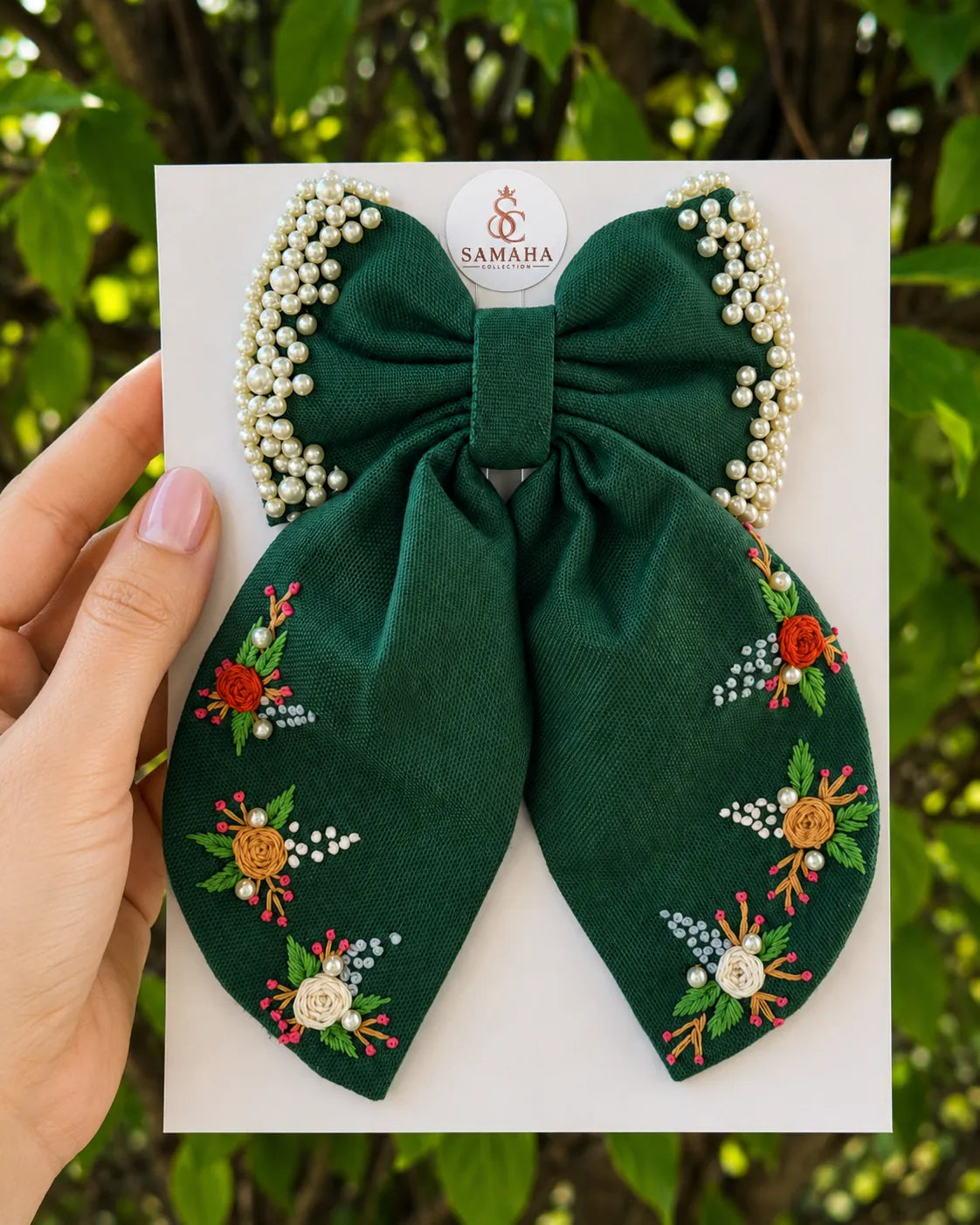 Forest Pearl Bow ✨