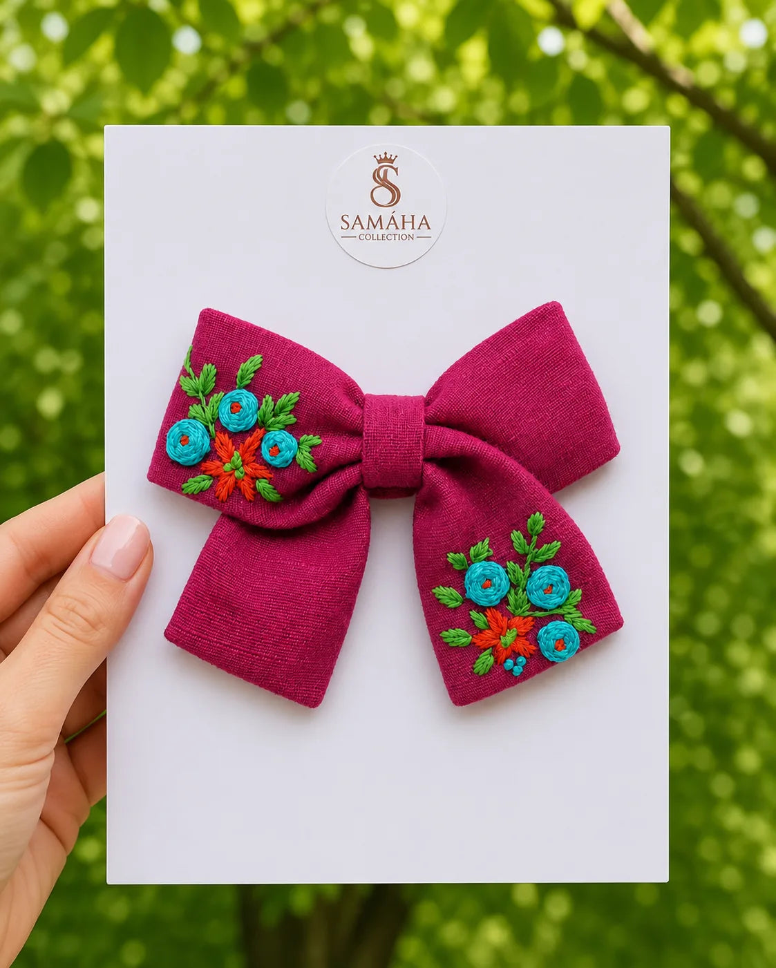 Blossom Delight Hair Bow 🌸