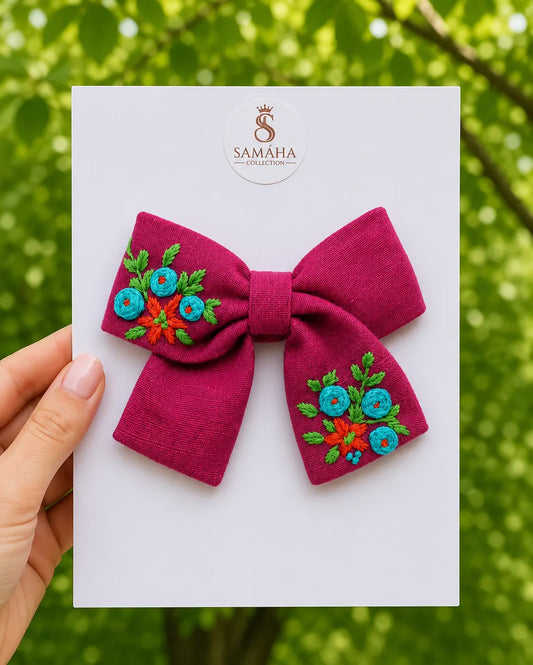 Blossom Delight Hair Bow 🌸