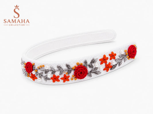 Ruby Blossom Hairband