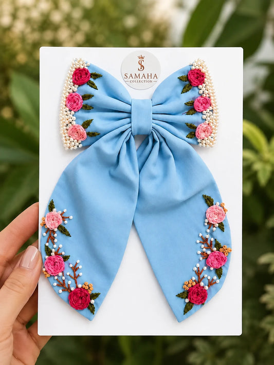 Sky Blossom Bow 💙