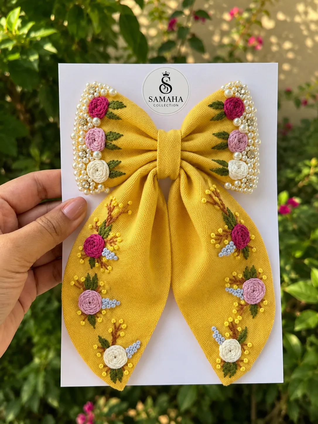 Marigold Bloom Bow