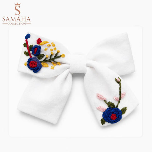 Winter Bloom Hair Bow