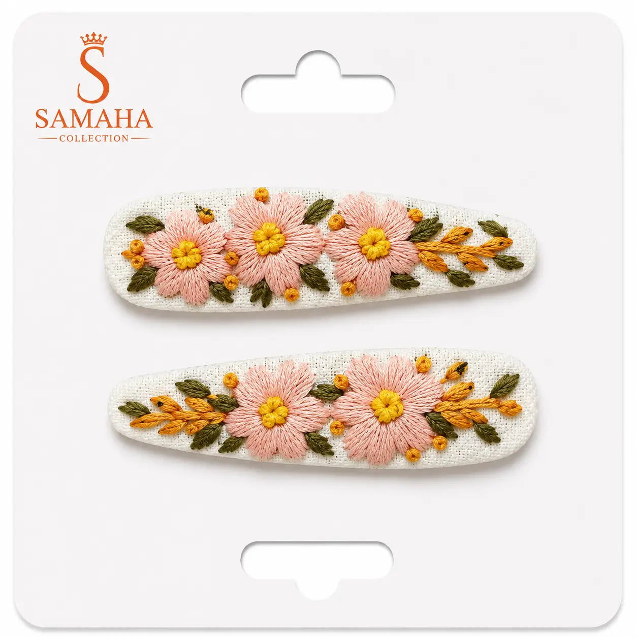 Peach Blossom Hair Pins 🌼✨