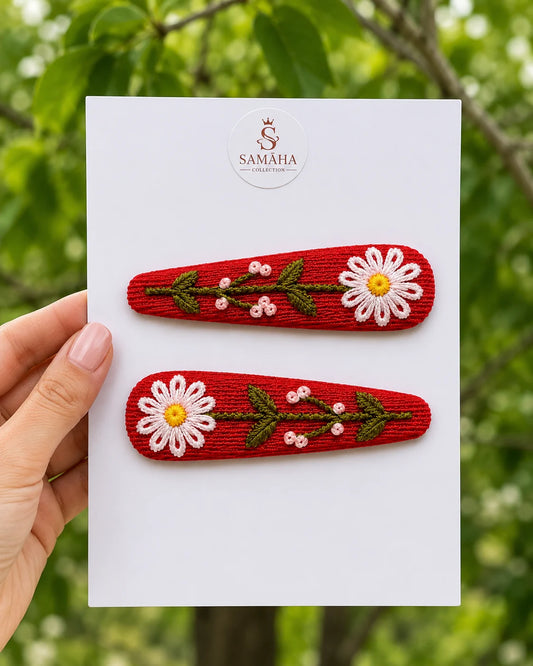 Scarlet Garden Hair Pin ✨
