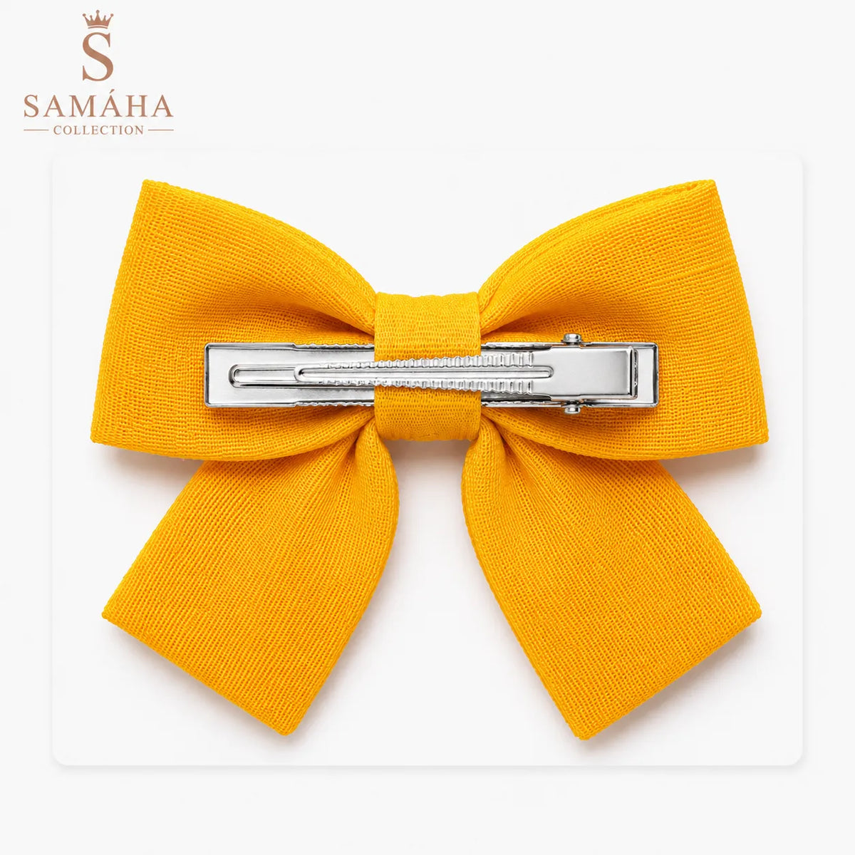 Golden Bloom Hair Bow ✨